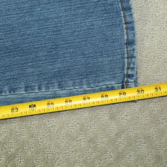 NWT Joana Design Women's Size 1/2 Floral Design Belted Jeans - Picture 5 of 8